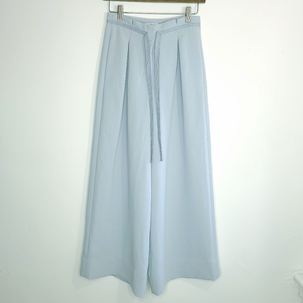 Aritzia Wilfred Cropped High Rise Wide Leg Culotte Pants Size 4